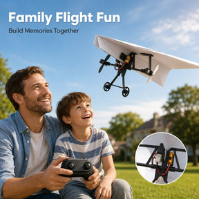 SkyGlide - Gyro-Powered RC Paper Airplane Kit