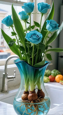 🌹 Hydroponic Roses – Bloom Without Soil! 🌹