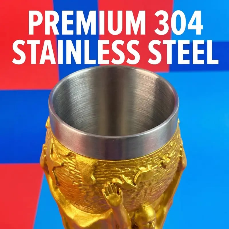 ⚽55K+ SOLD🏆2026 USA-Canada-Mexico World Cup "Trophy" Beer Mug