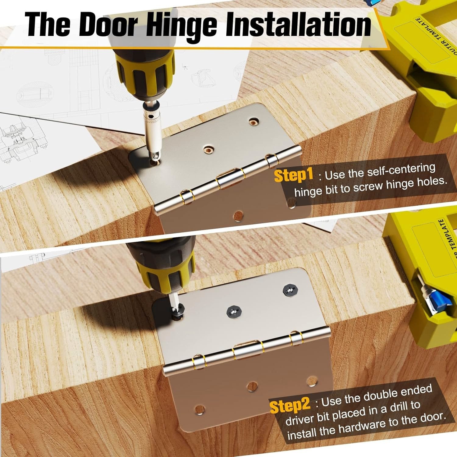 DoorFit ProJig – Hinge Installation Template