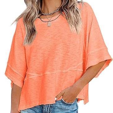 PureEase – Oversized Crewneck Comfort Summer Top