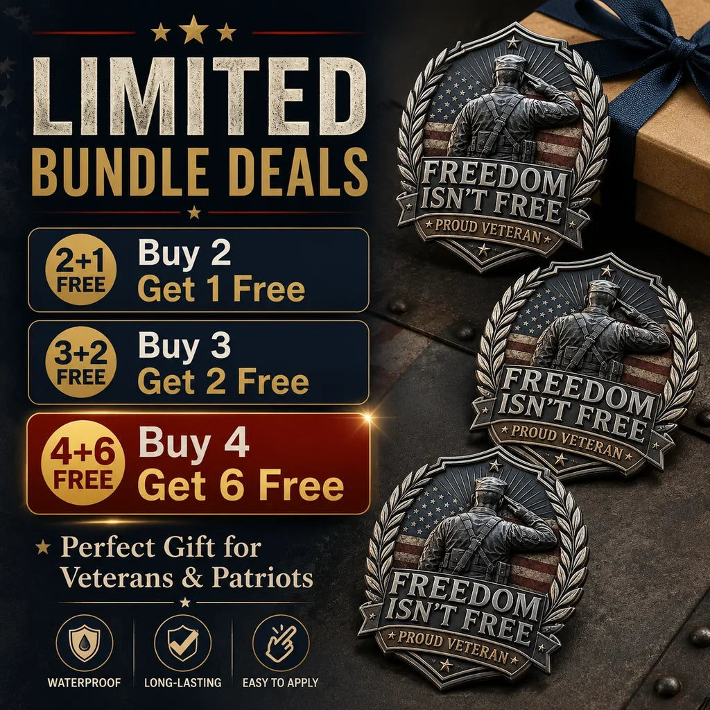 PatriotDrive – “Freedom Isn’t Free” Vehicle Emblem