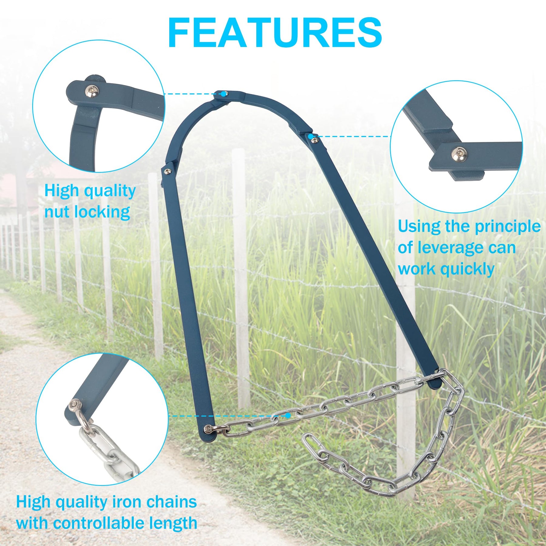 GripTight – Durable Fence Repair Retainer Tool