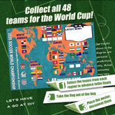 ⚽2026 Soccer The World Cup Schedule Poster & Final Round 48-team Collection Showcase, 2-in-1 Functional Poster