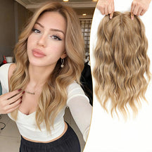 VolumeGrace – Seamless Wavy Hair Topper Extension