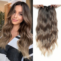 VolumeGrace – Seamless Wavy Hair Topper Extension