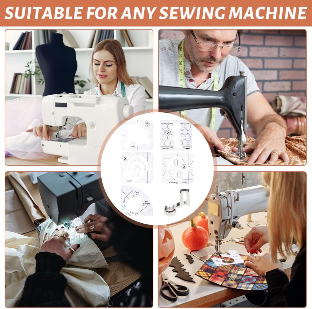 StitchGuide – Free Motion Garment Ruler Set
