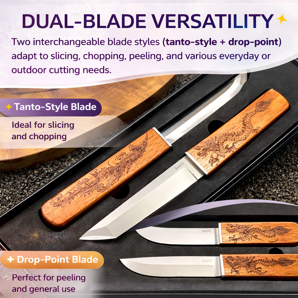 TitanBlade – Professional Outdoor Double Blade Knife