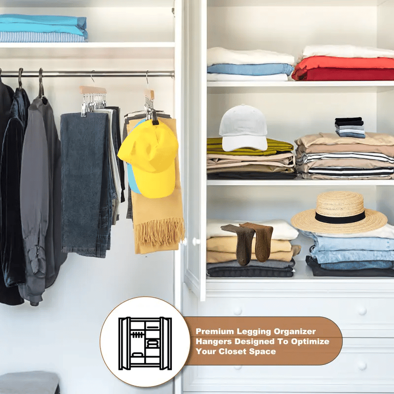 ClipNest – 10-Clip Space Saving Closet Organizer