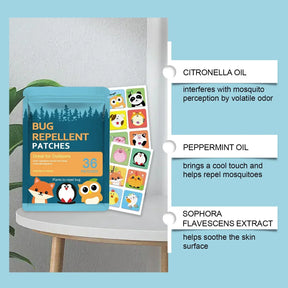 BuzzAway – Mosquito Repellent Stickers for Kids (36 Pack)