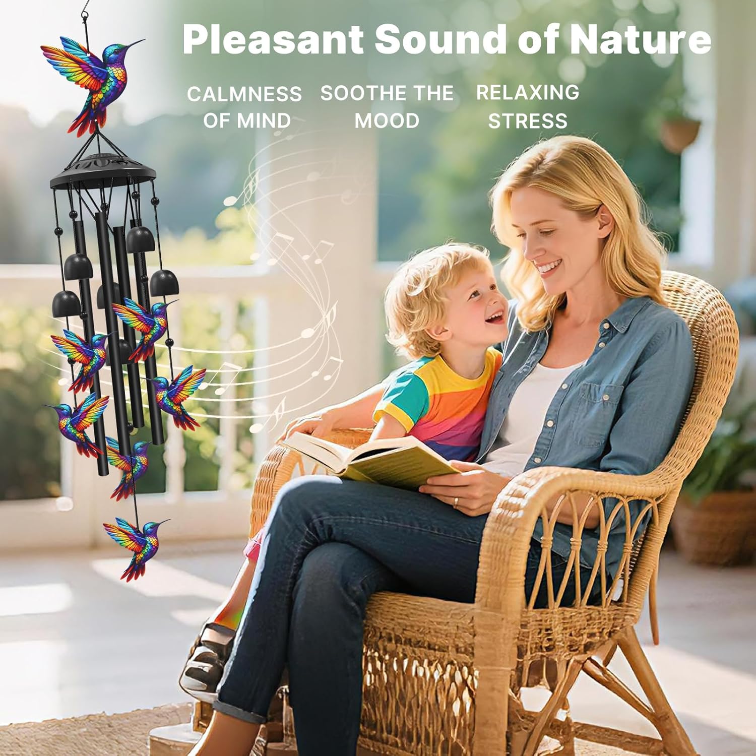 HummingAura – Vintage Colorful Wind Chime
