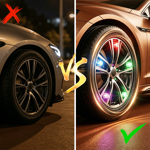 GlowRim - Smart Wheel Light Caps