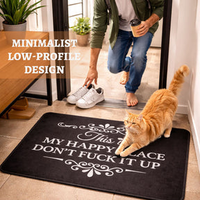 JoyNest – “This Is My Happy Place” Door Mat