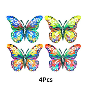 FlutterGlow – Metal Butterfly Wall Art