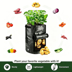 GrowFlex – Gallon Garden Cloth Planting Bags