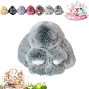 HopCharm – Cute Plush Bunny Keychain