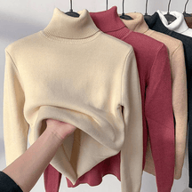 GlowThread – Cozy Turtleneck Pullover Sweater