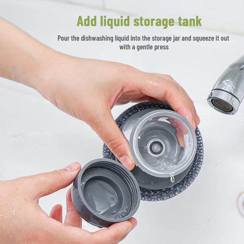 CleanMate - Ergonomic Soap-Release Kitchen Scrubber