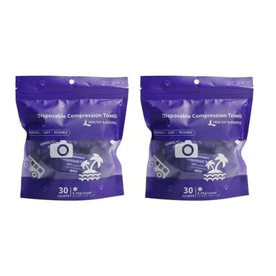 AirTowel – Disposable Compressed Travel Towel Set