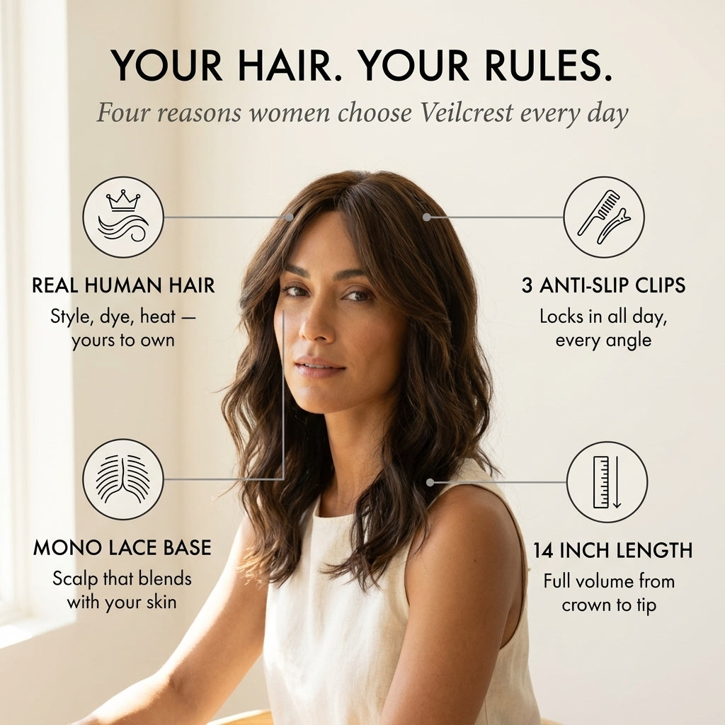 SilkyBlend – Seamless Clip-In Hair Extension Set