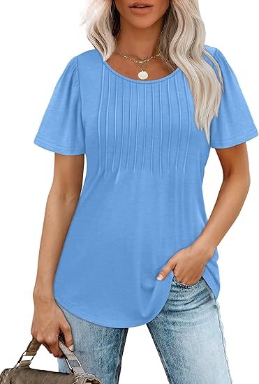 SoftMuse – Casual Dressy Summer Blouse