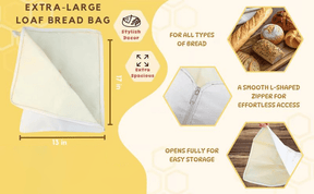 FreshHive – Beeswax Cotton Bread Storage Bag