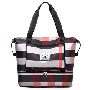 FlexCarry – Foldable Dry/Wet Separation Travel Fitness Bag