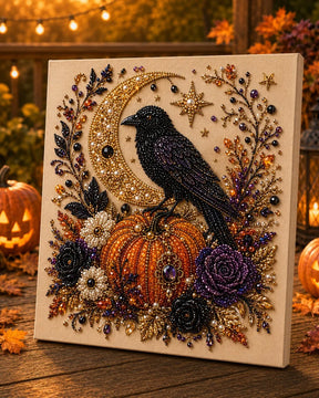 SpookyShimmer – Halloween Pearl Canvas