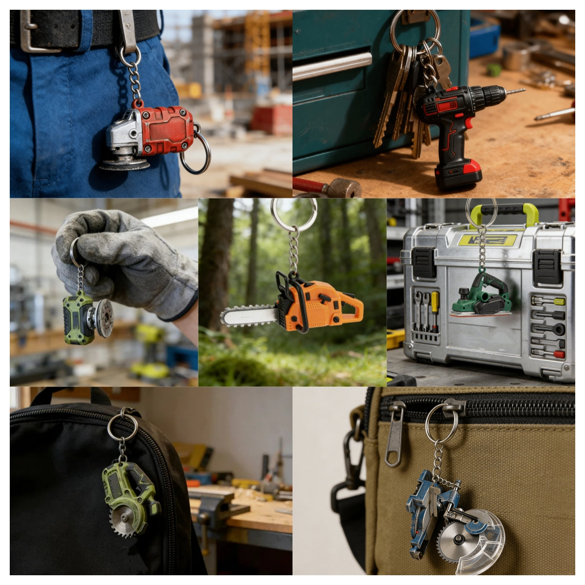 ToolTiny – Mini Power Tools Keychain