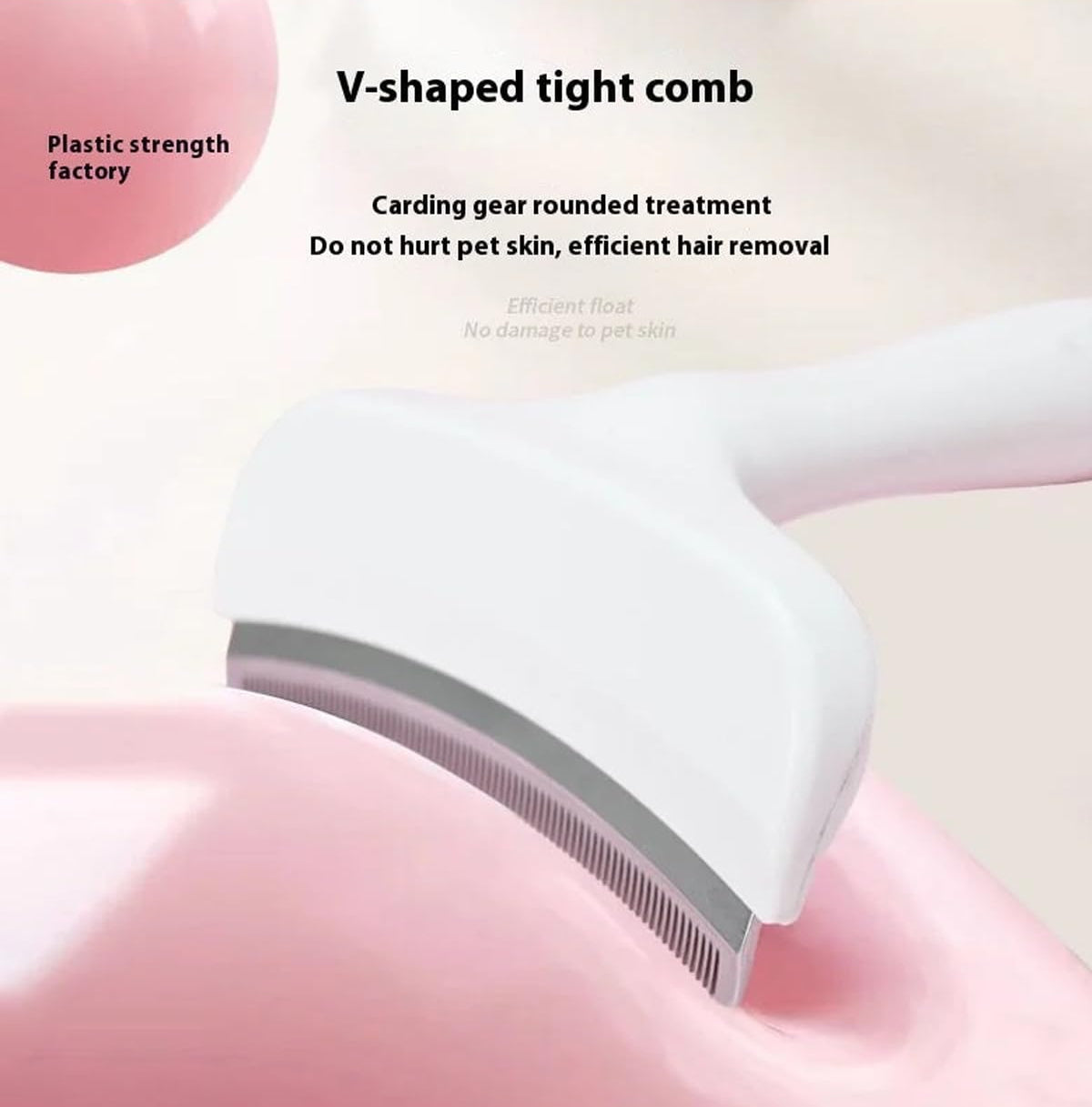 SheddyFix – V-Tooth Pet Deshedding Comb