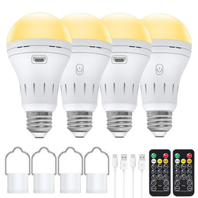 BrightEase – Rechargeable LED Bulb with Remote Control