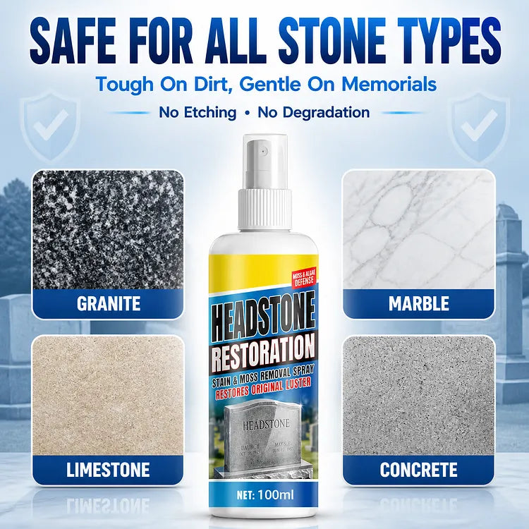 StoneRevive – Headstone Restoration Cleaning Spray