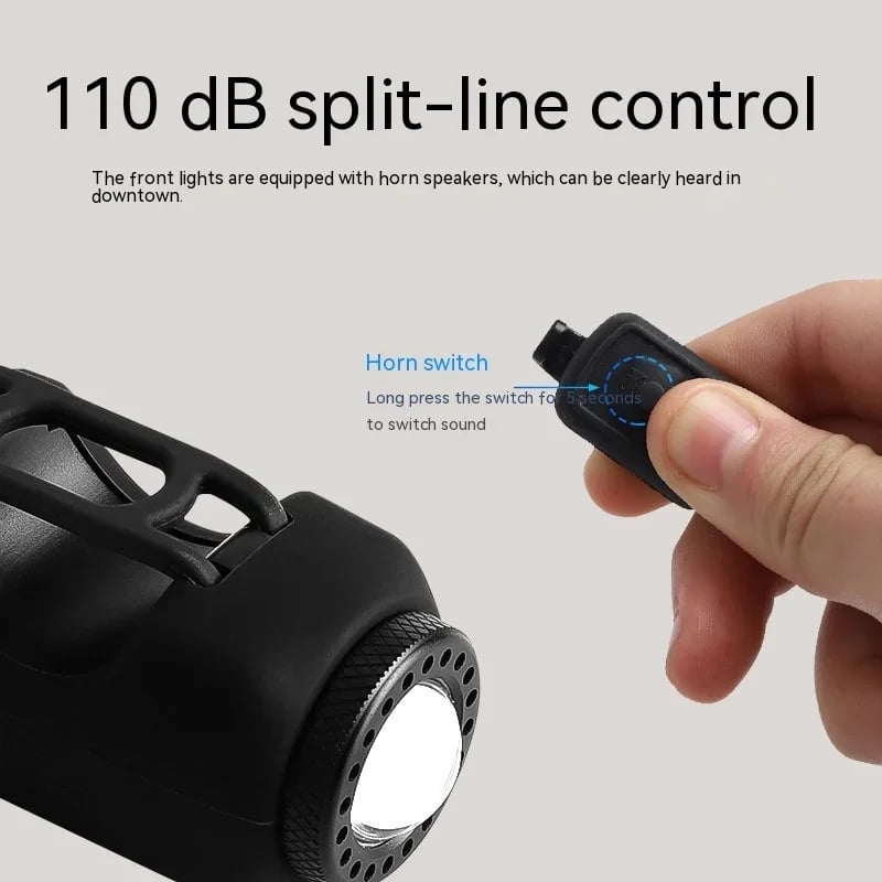 RideSafe – Electronic Bike Horn with Powerful Floodlight