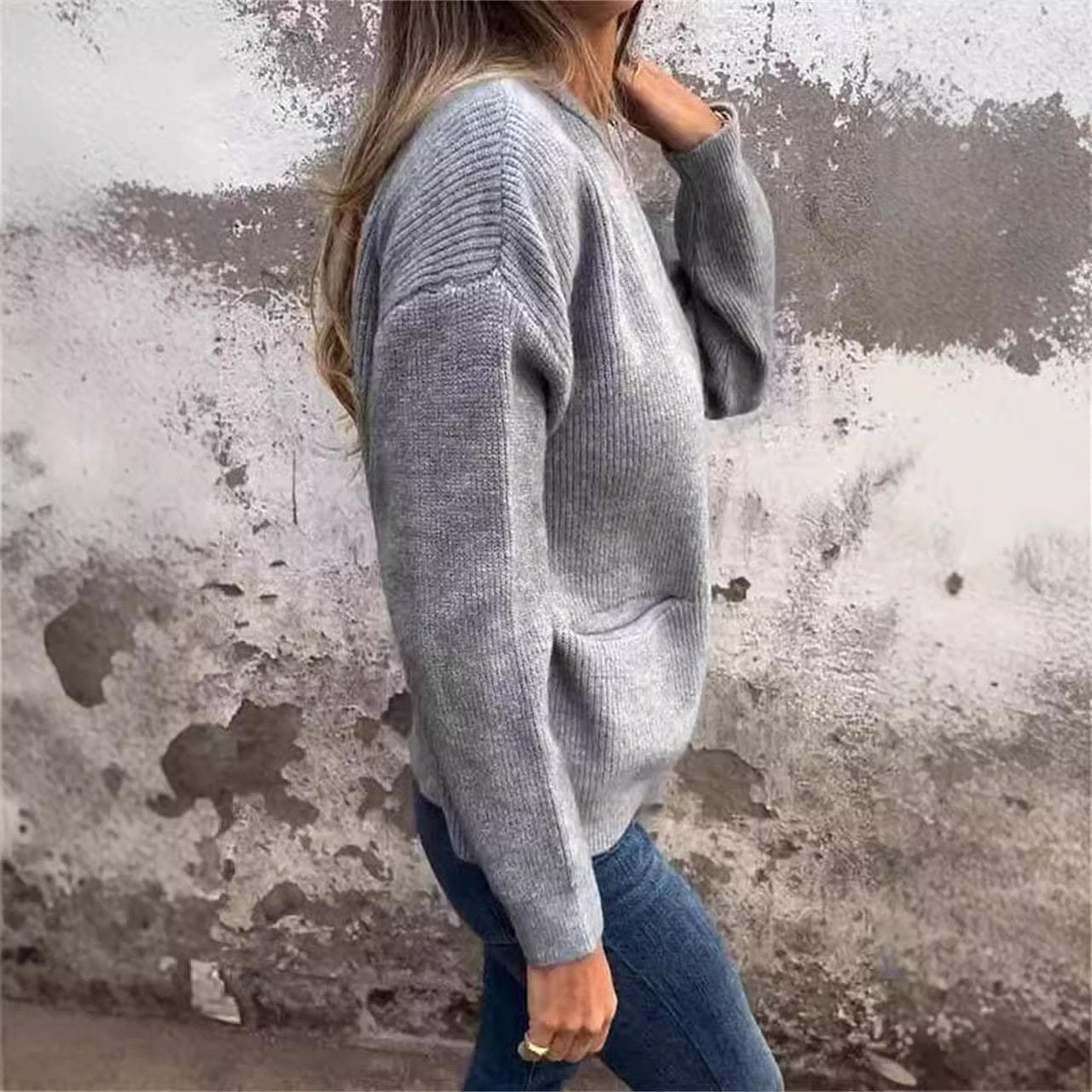 AutumnAura Zip – Soft Knit Jacket