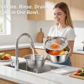 EcoChef - Durable Stainless Steel Multi-Purpose Bowl