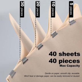 BindEase – Compact Binder Clip Stapler with 58 Clips