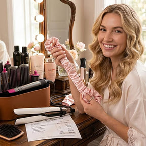 VelvetCurl – Multi-Function Heatless Hair Curling Tie
