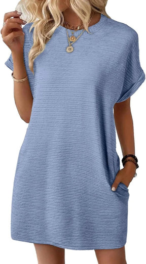 AuraBreeze – Lightweight Summer Pocket Dress
