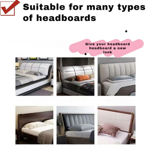 Virello - SmoothFit Headboard Cover – Wrinkle-Free Elegance
