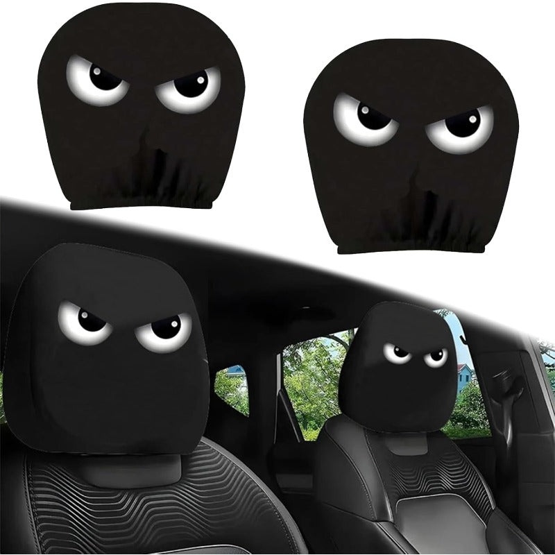 CartoonCush – Playful Headrest Cover