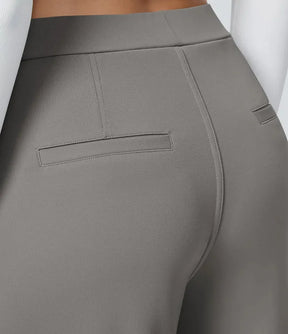 EleganceFit – High Waist Straight Casual Pants