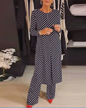 SoftDot Harmony Set – Casual Two-Piece Outfit