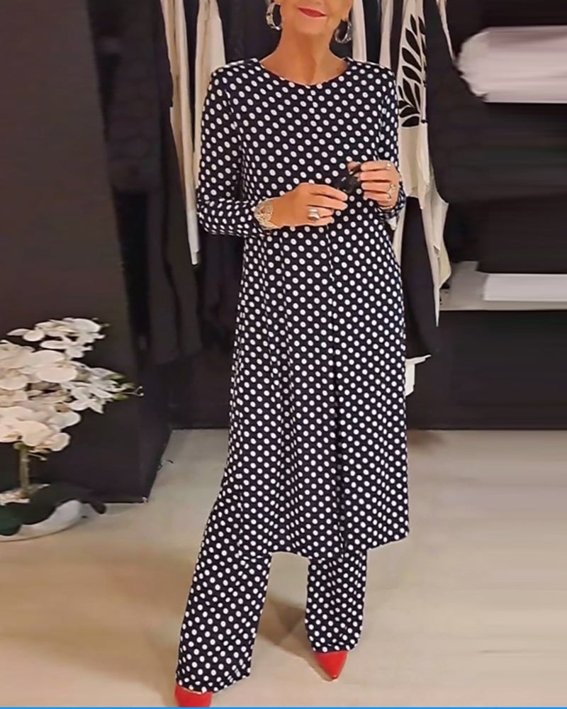 SoftDot Harmony Set – Casual Two-Piece Outfit