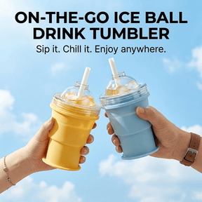 ChillCup – Foldable Silicone Ice Ball Drink Cup