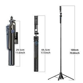 TrackPro – 360° Auto Face Tracking Selfie Stick Tripod
