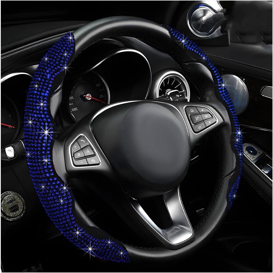LuxiDrive – Crystal Studded Steering Wheel Cover