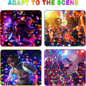 AuraParty – Colorful Rotating Disco Ball Light