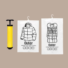 VacuHang – Space-Saving Hanging Vacuum Storage Bags