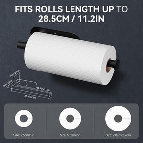 PureSteel – Elegant Wall Roll Holder