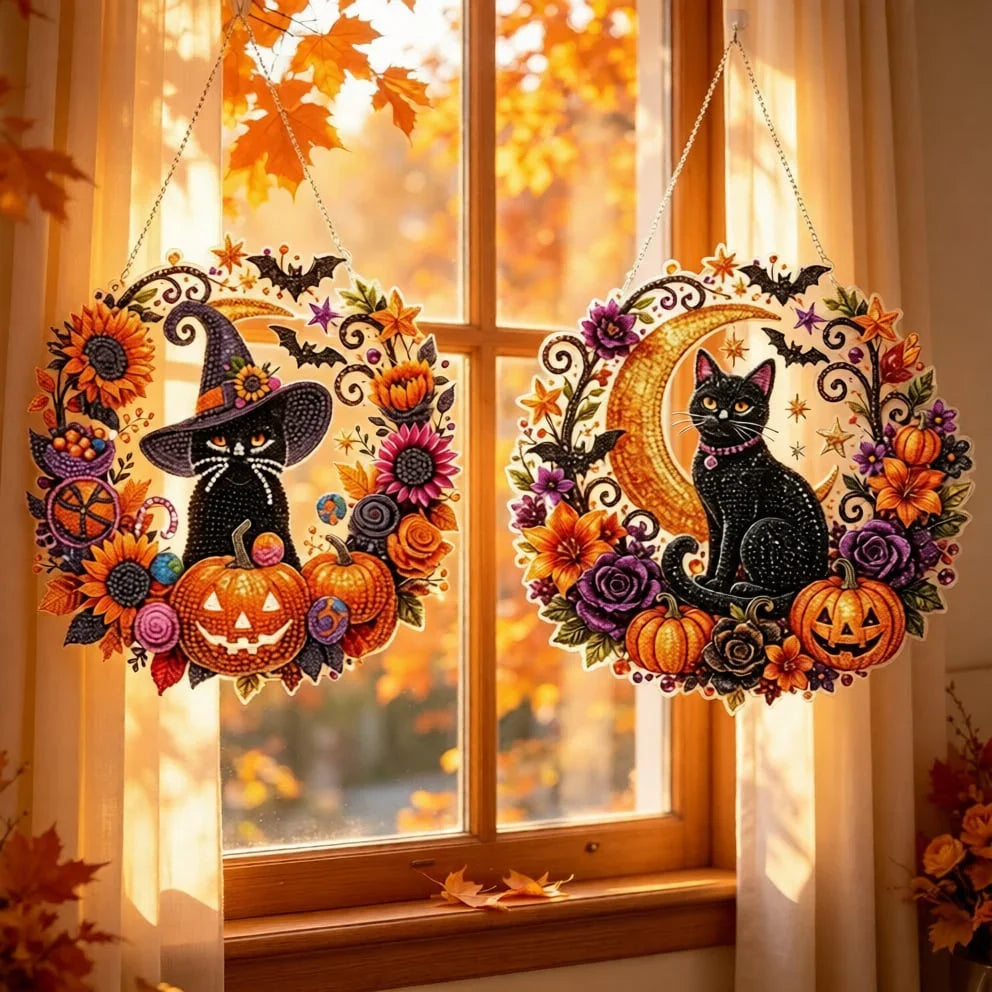 MystiCat – Sparkling Halloween Hanging Kit